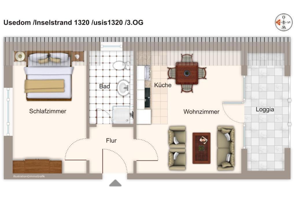 Inselstrand Inselstrand 1320 Heringsdorf  Exterior foto